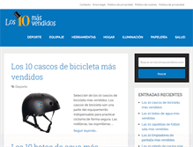 Tablet Screenshot of los10masvendidos.com